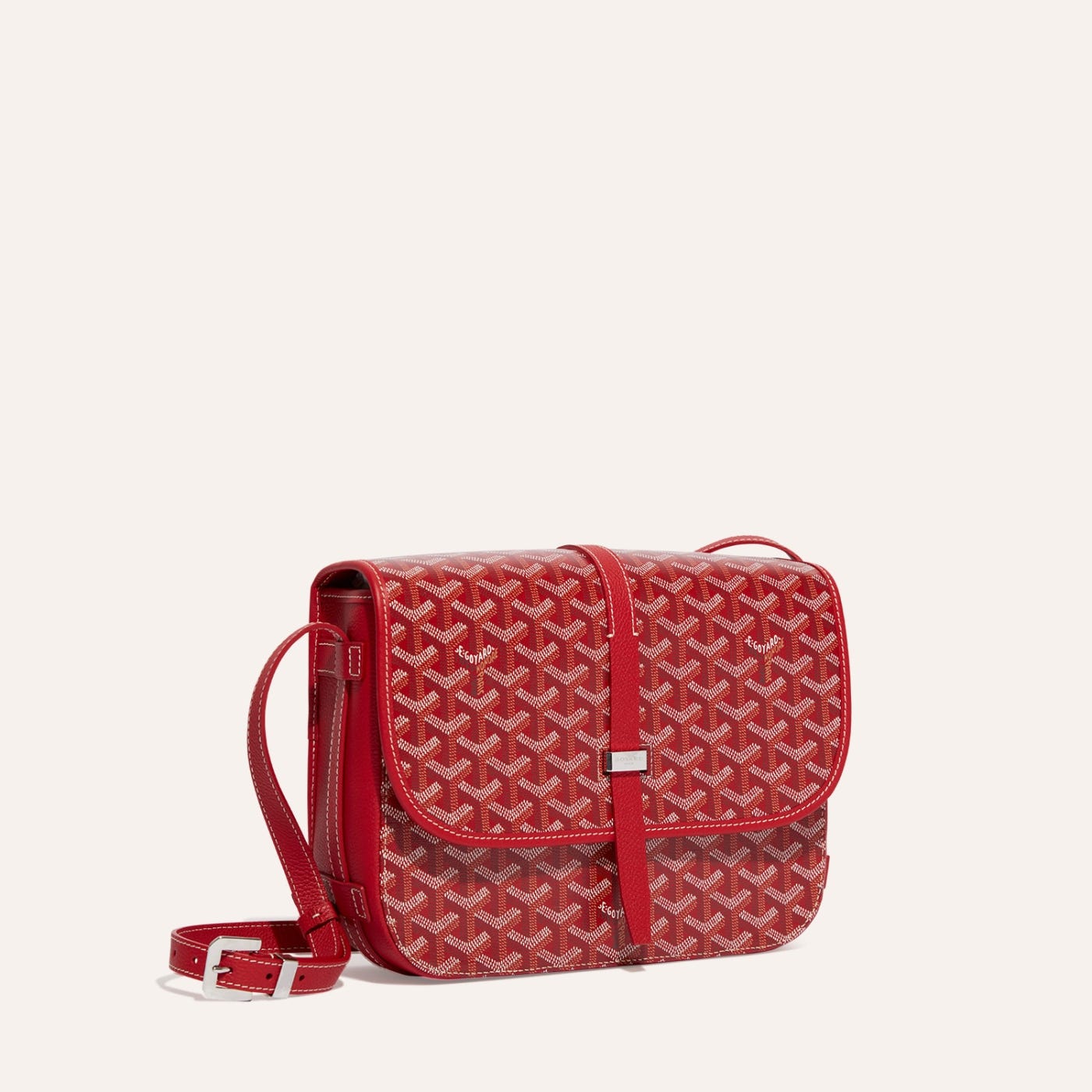 Goyard Belvedere MM Bag Red - Image 1